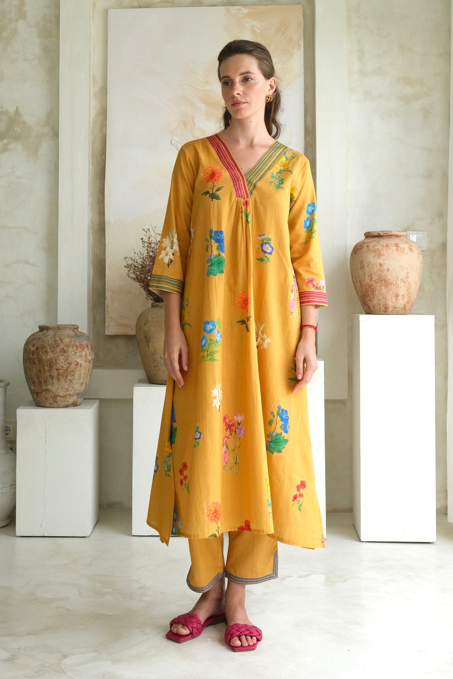 Marigold Kurta Set