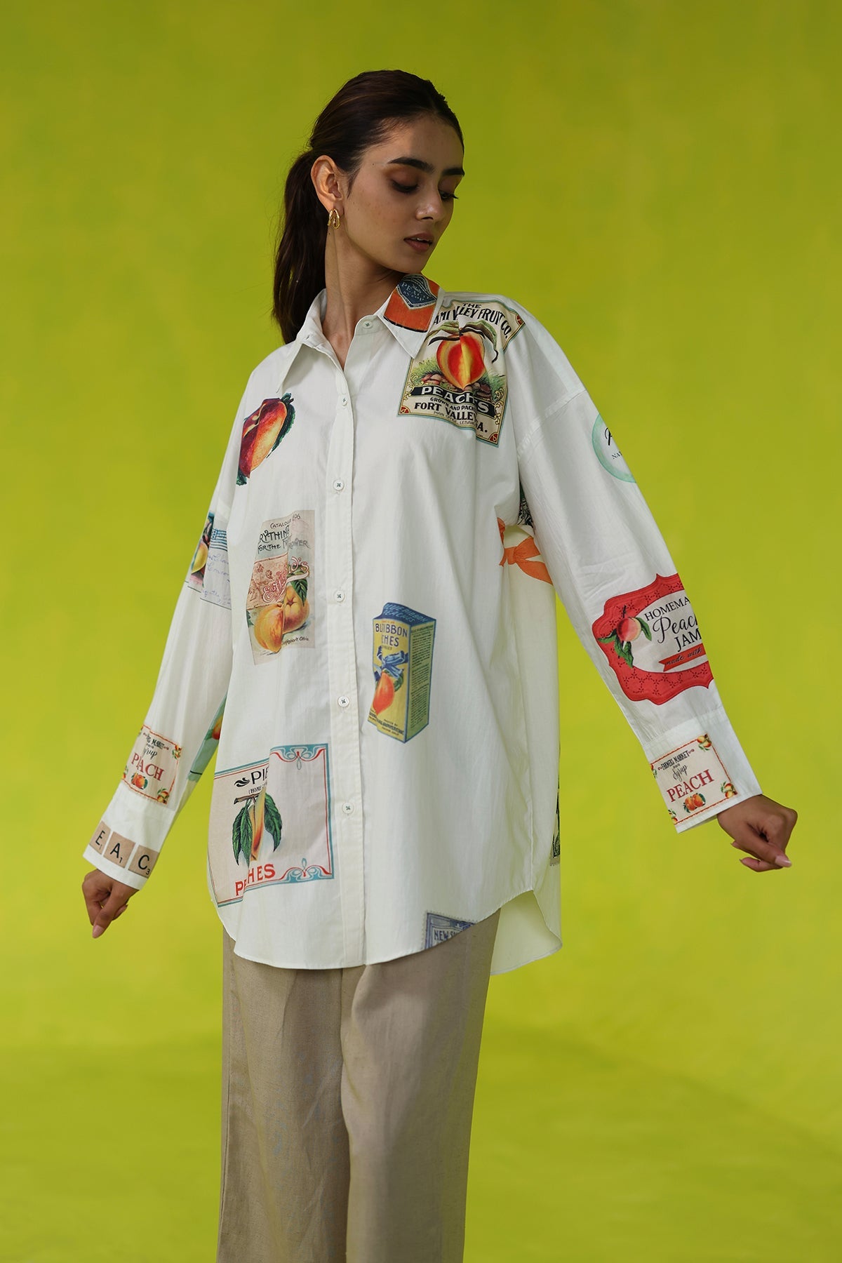 California Peaches Oversized Shirt