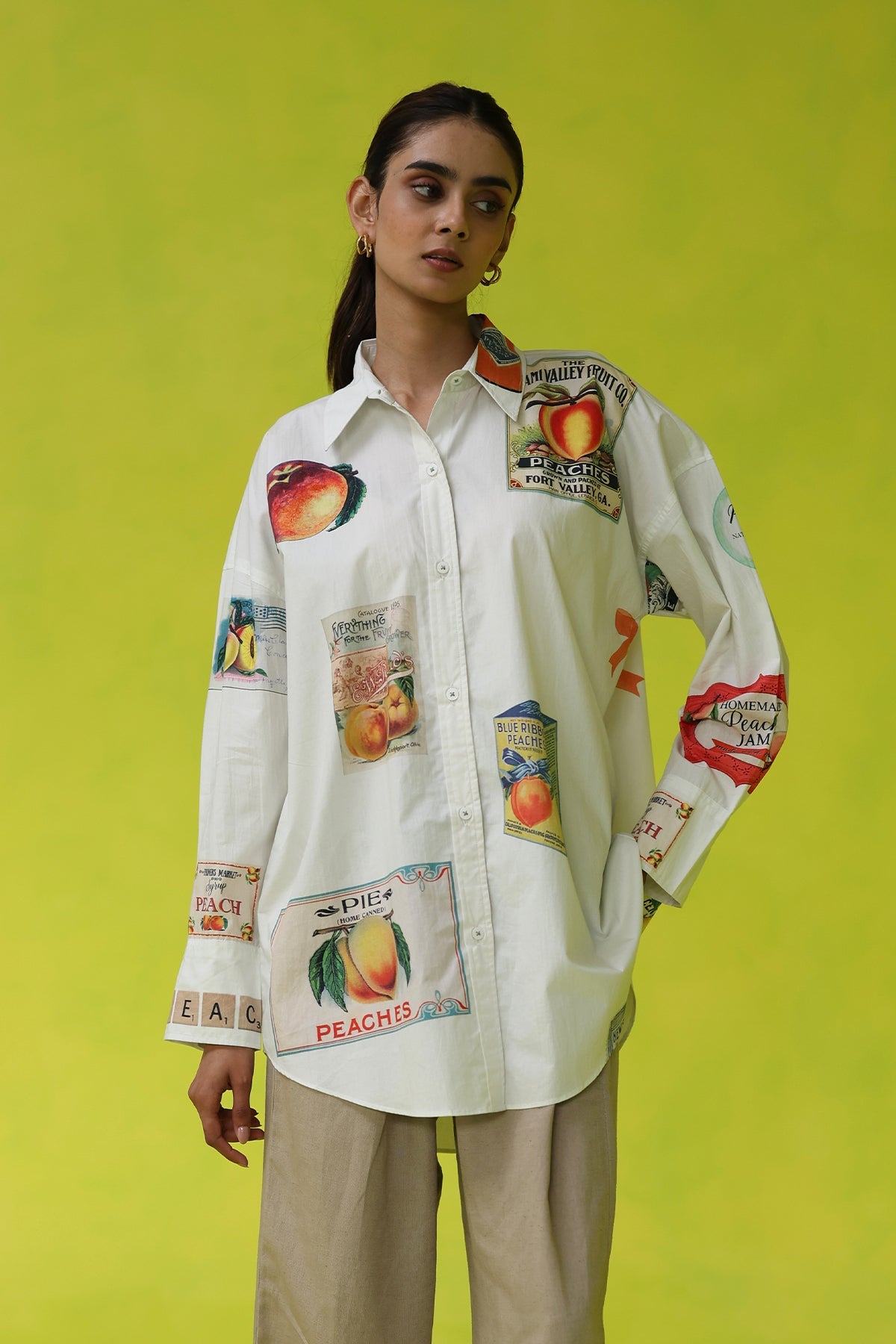 California Peaches Oversized Shirt