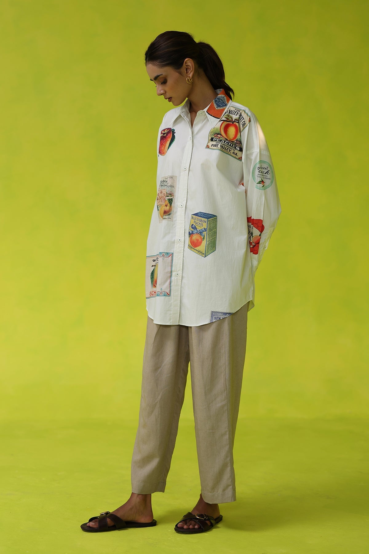 California Peaches Oversized Shirt