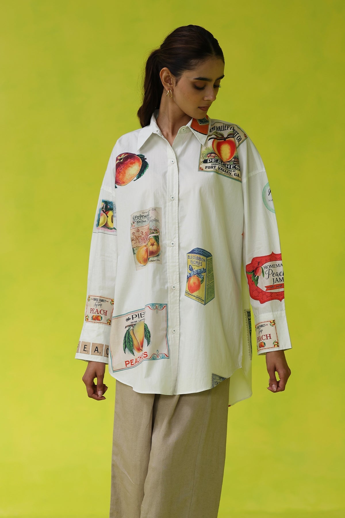 California Peaches Oversized Shirt