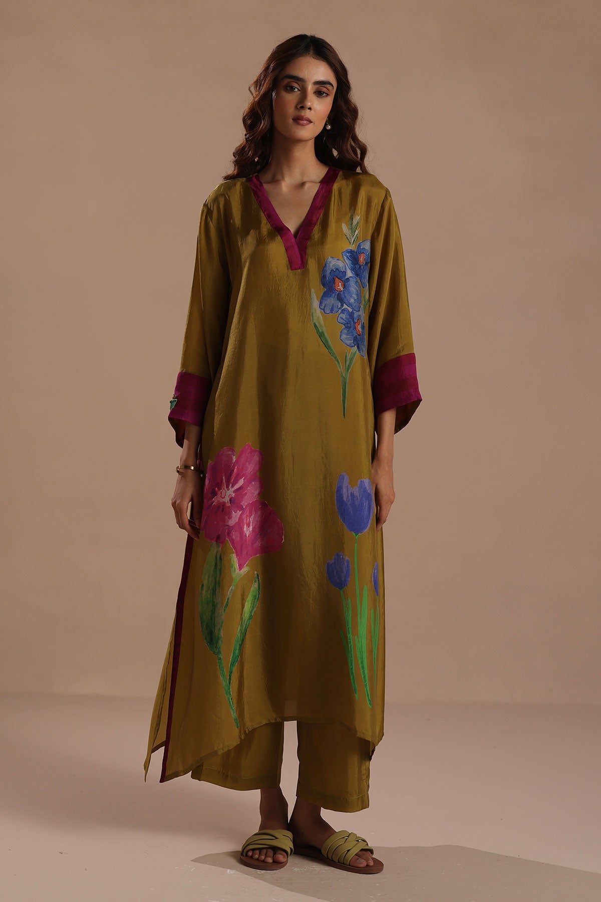 Hibiscus Kurta Set