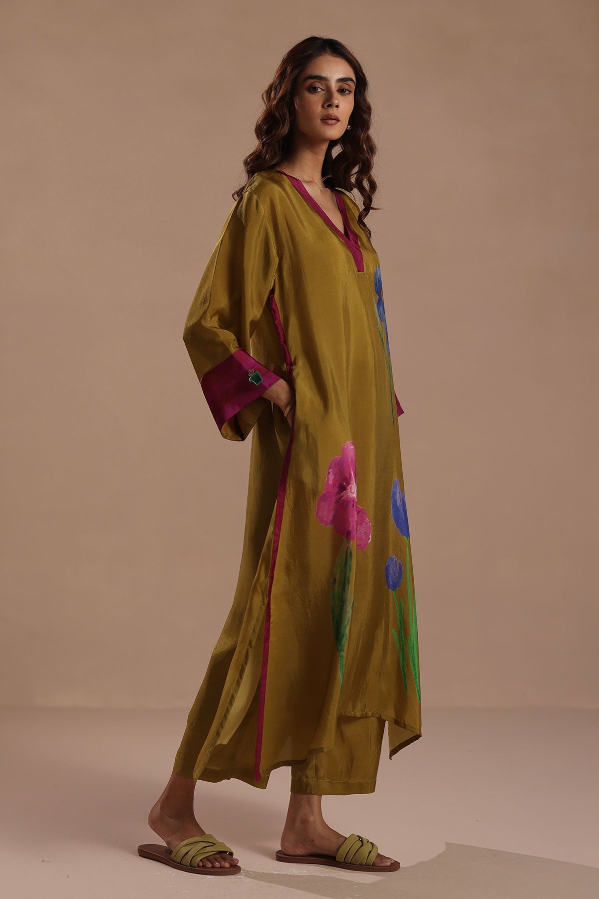 Hibiscus Kurta Set