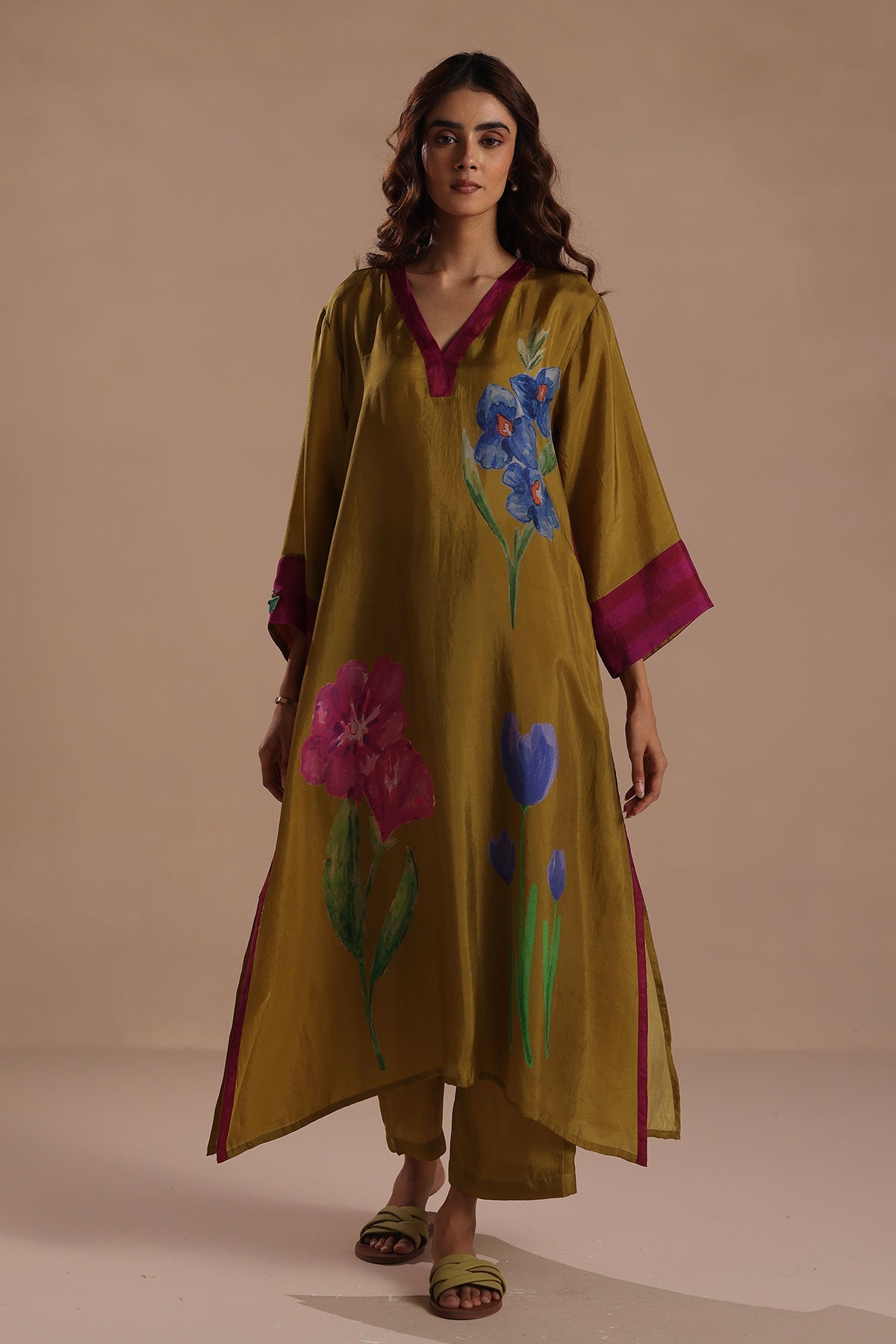 Hibiscus Kurta Set