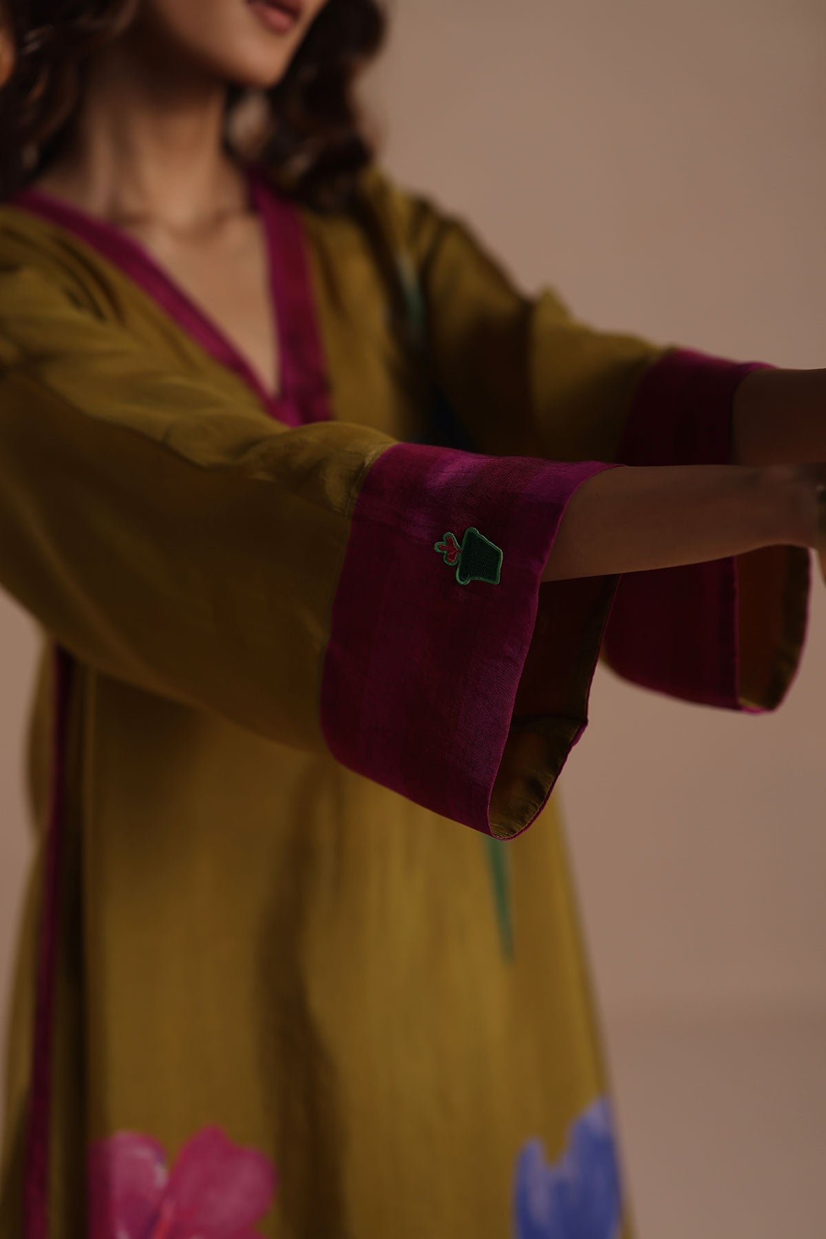 Hibiscus Kurta Set