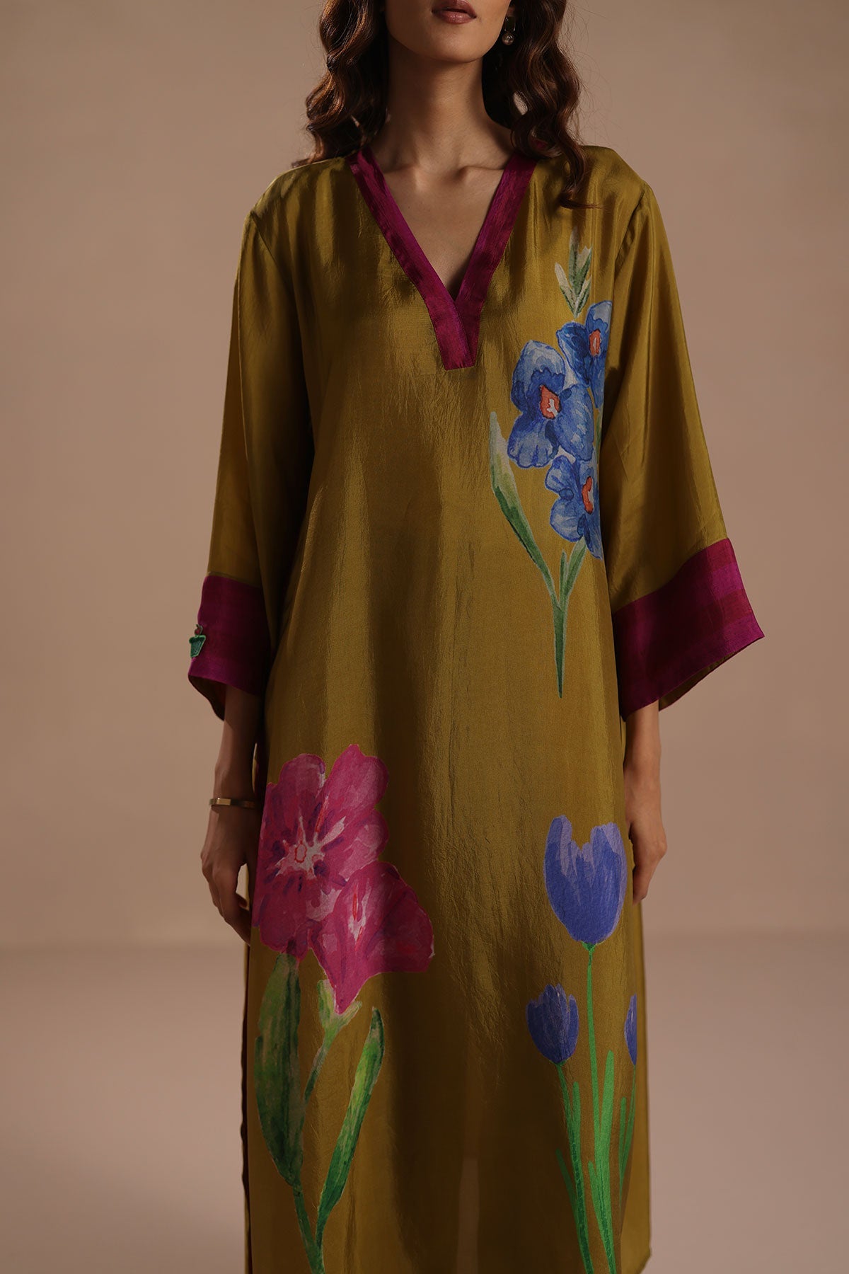 Hibiscus Kurta Set