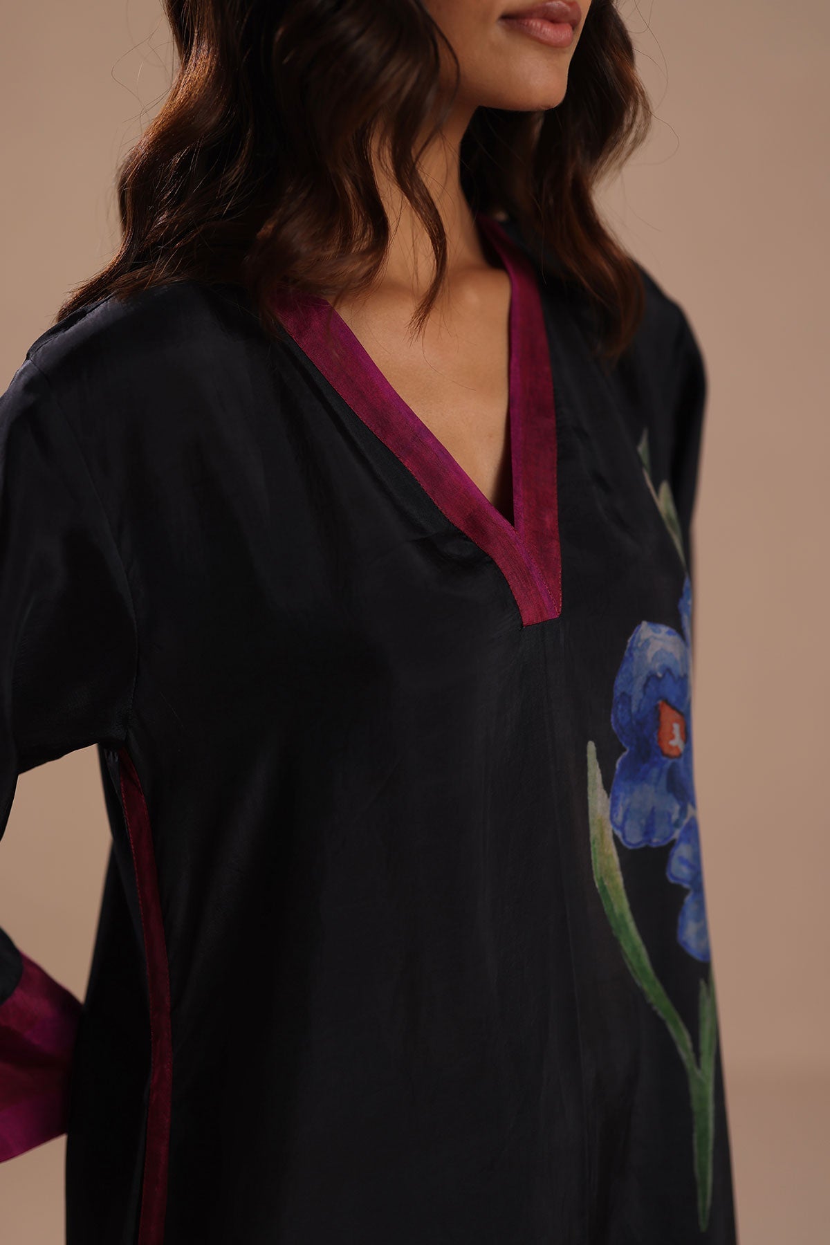Hibiscus Kurta Set