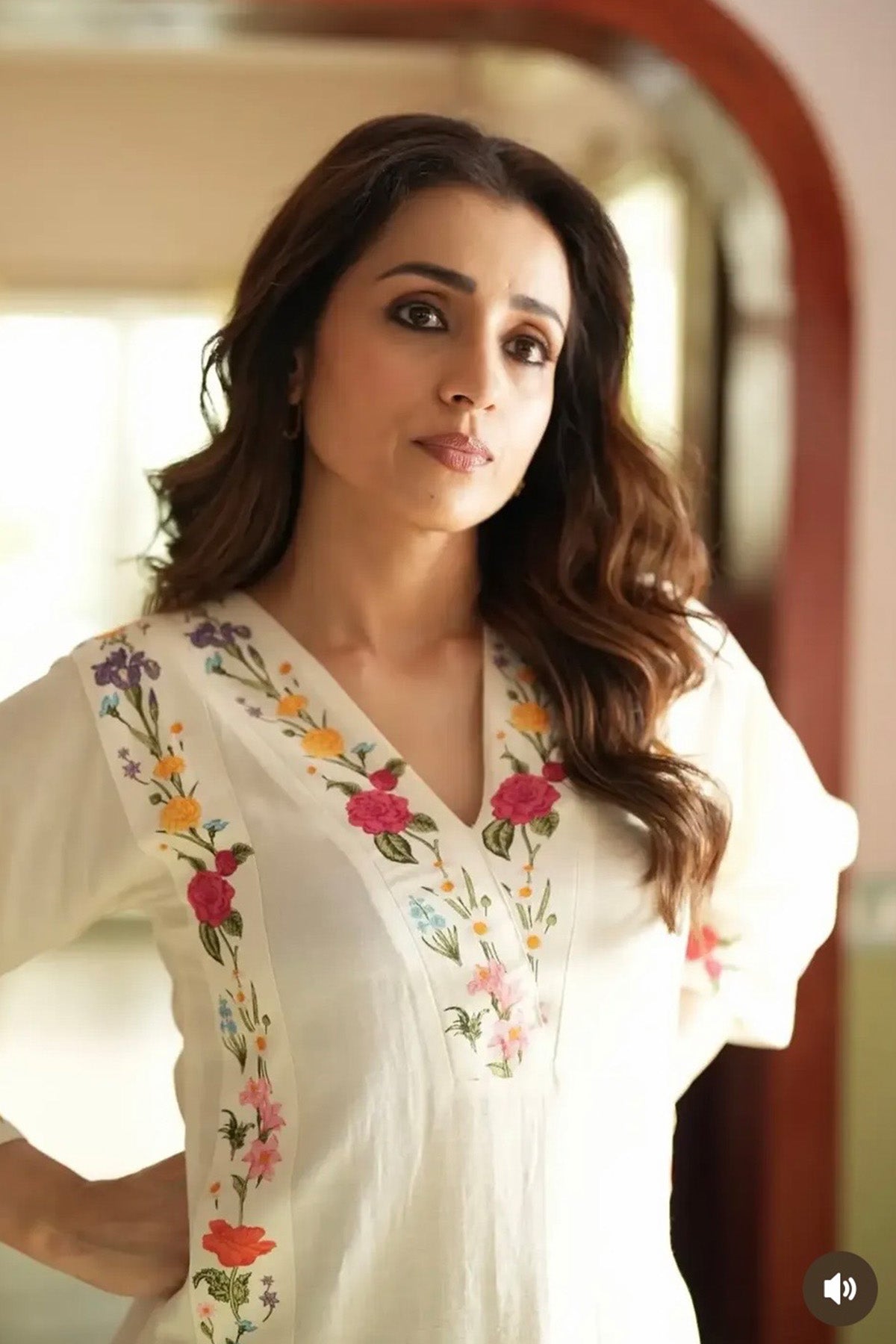 Trisha Krishnan in Primrose Kurta Set