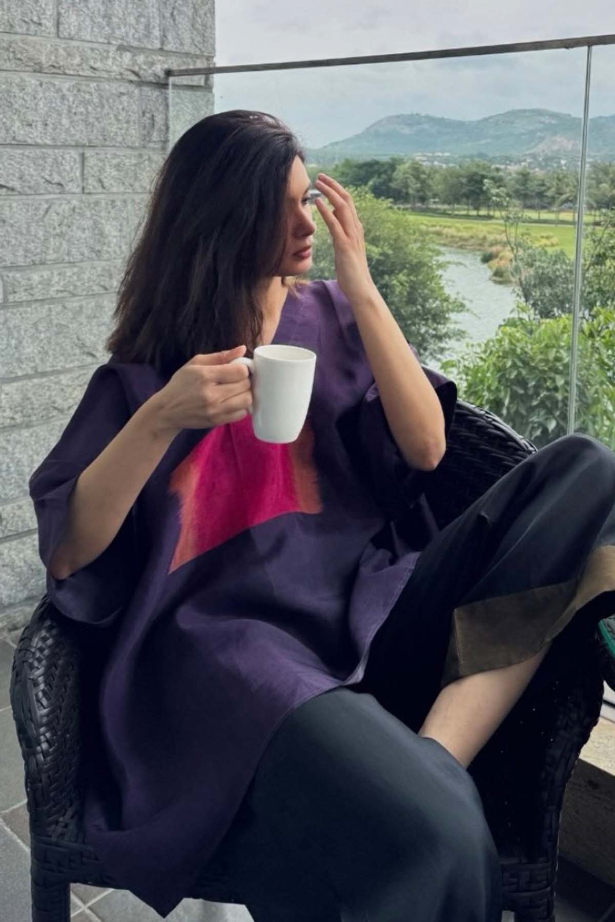 Diana in Wabi Sabi Kaftan Set