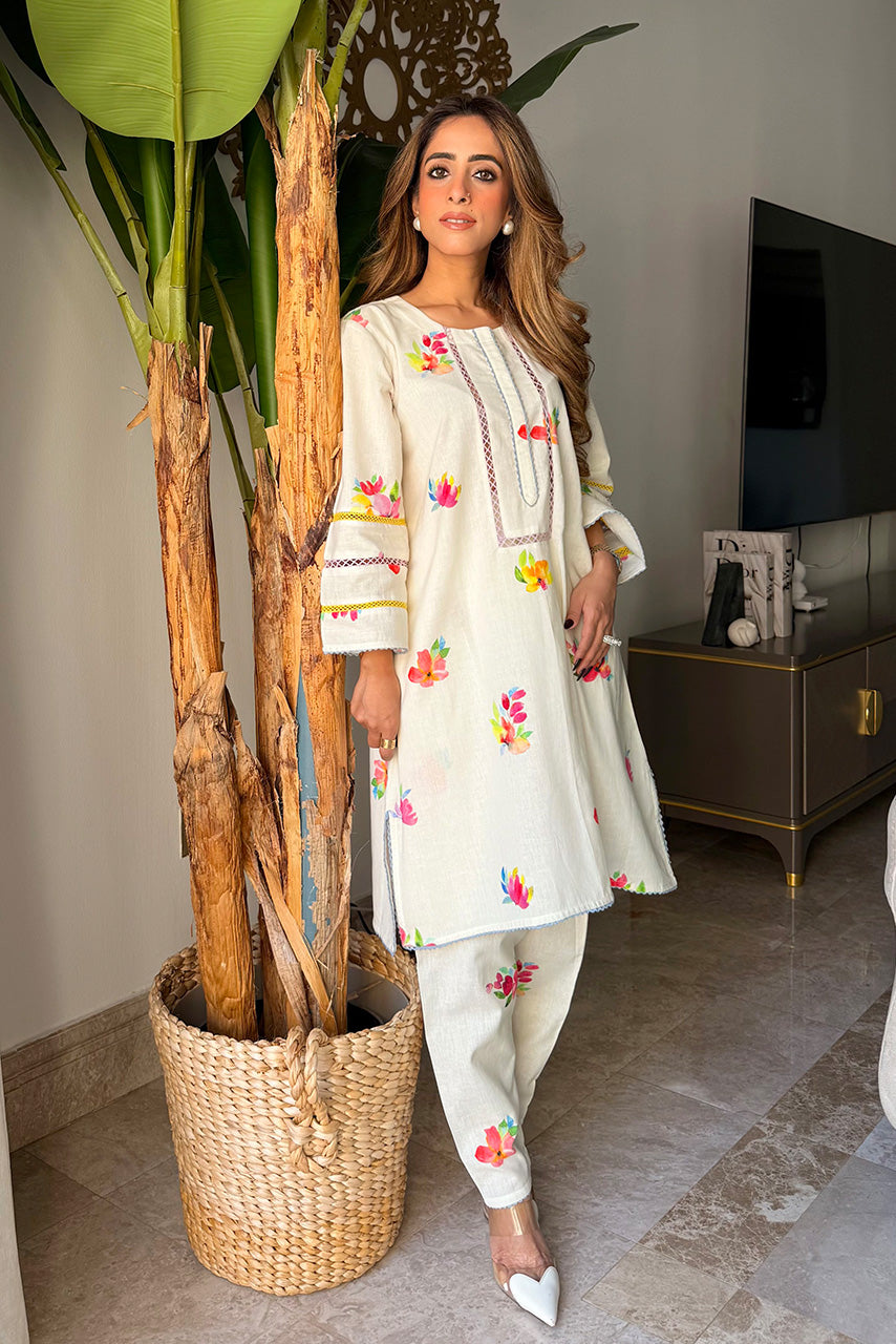 Neha Handa Gupta in Heather Kurta Set