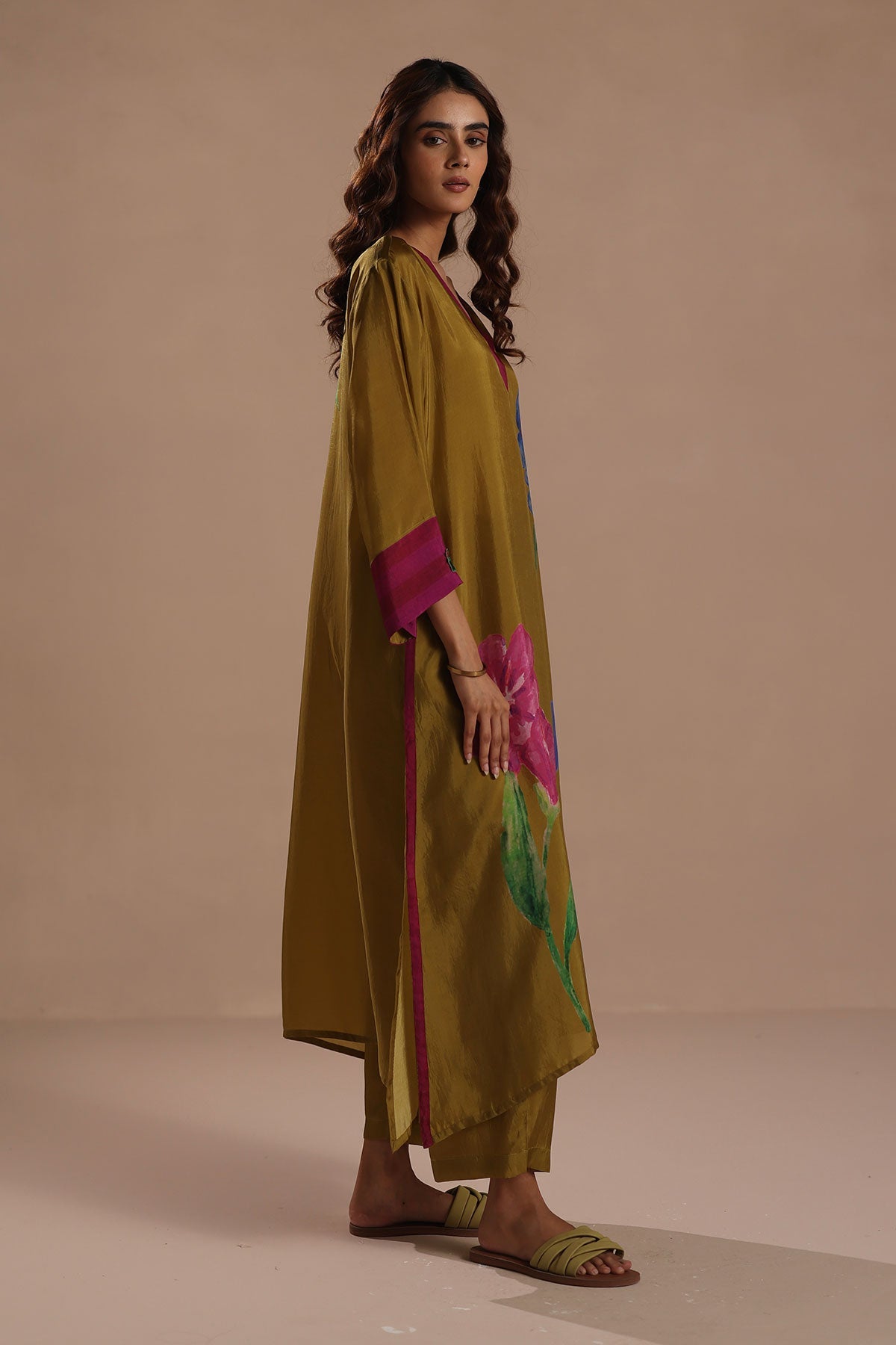 Hibiscus Kurta Set