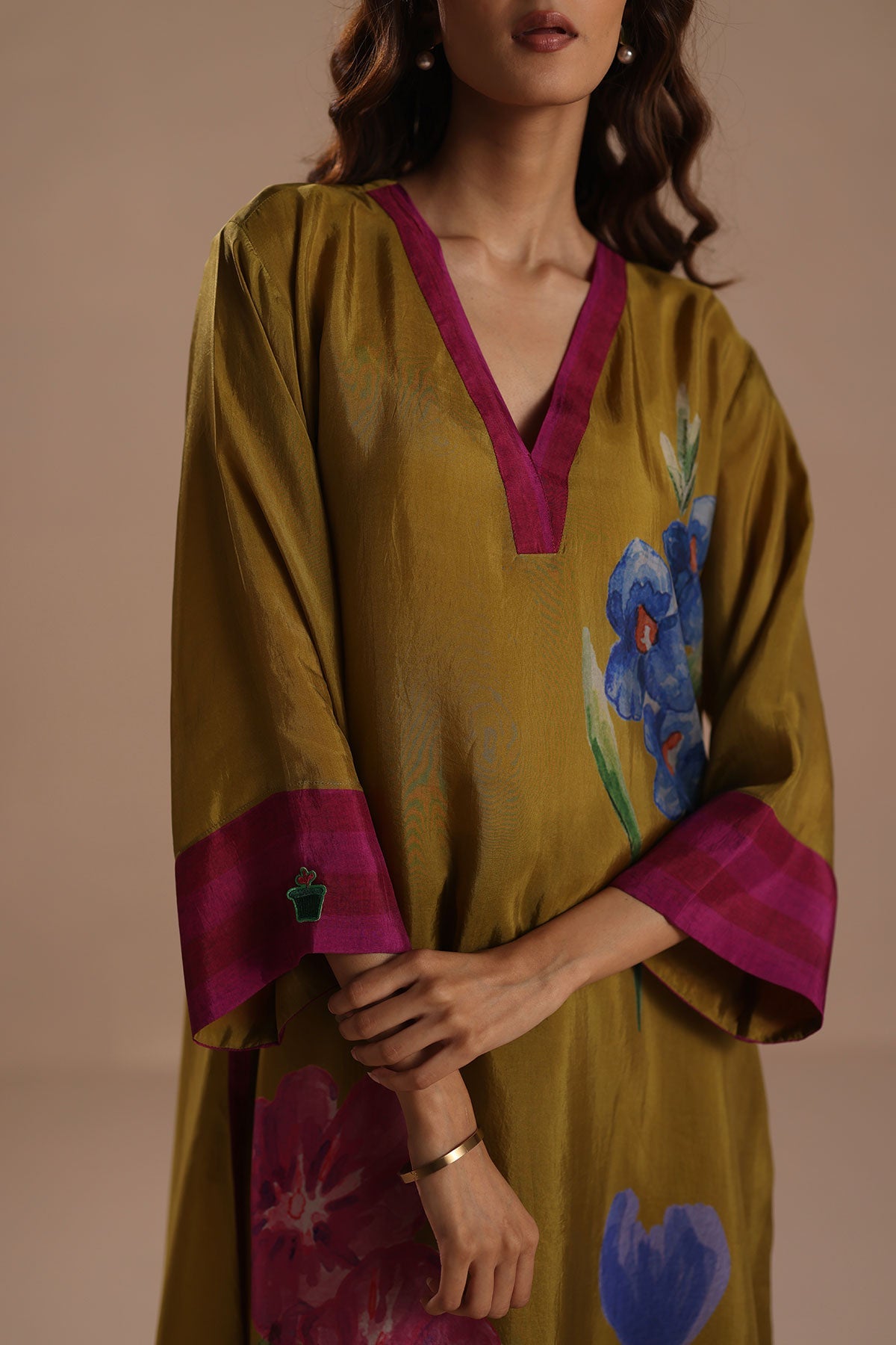 Hibiscus Kurta Set