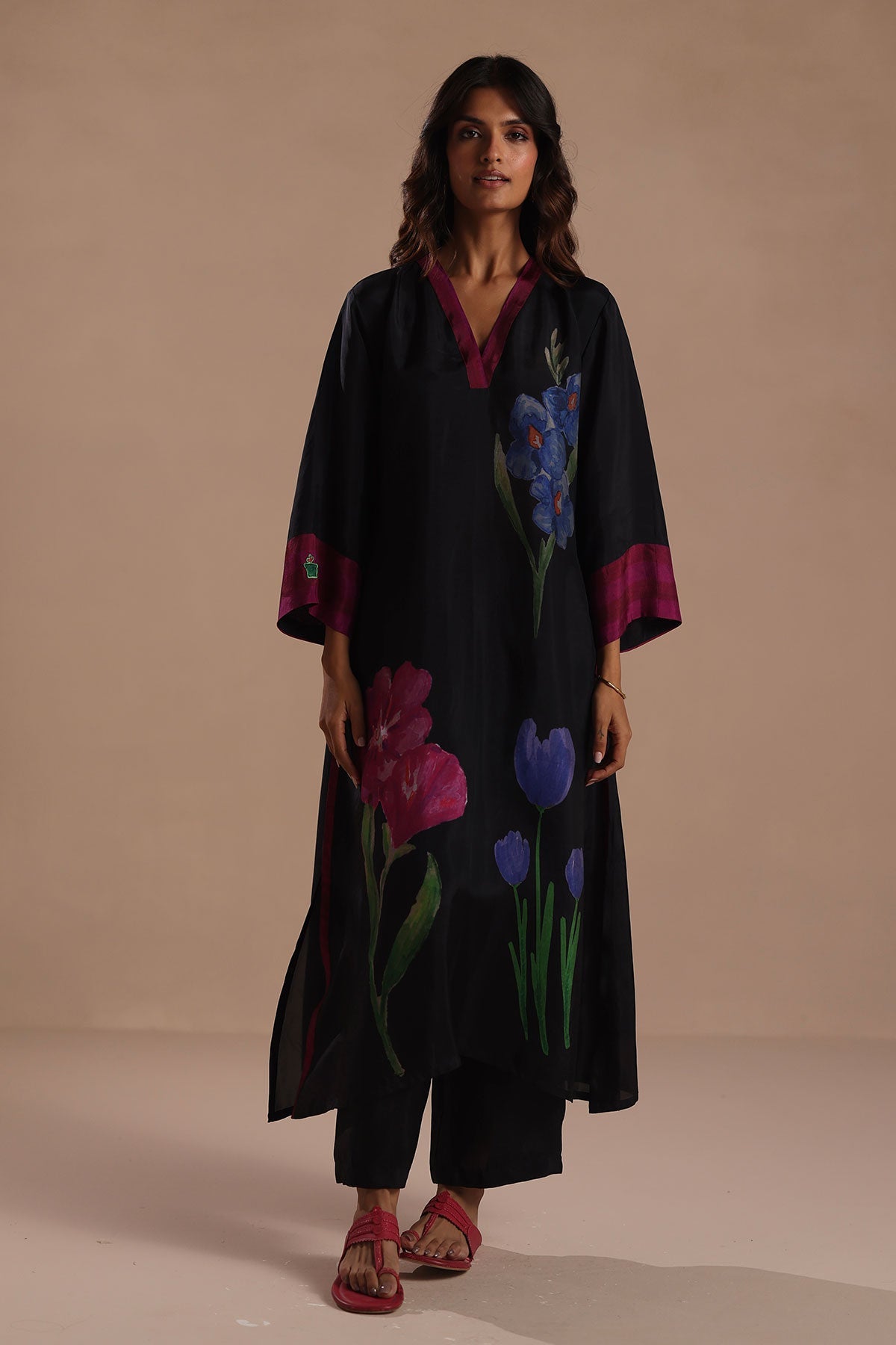 Hibiscus Kurta Set