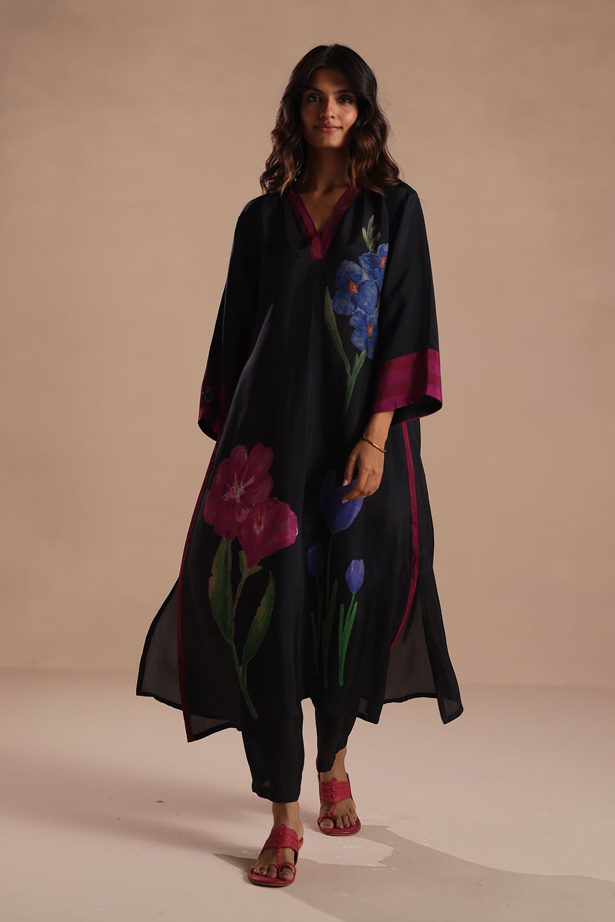 Hibiscus Kurta Set