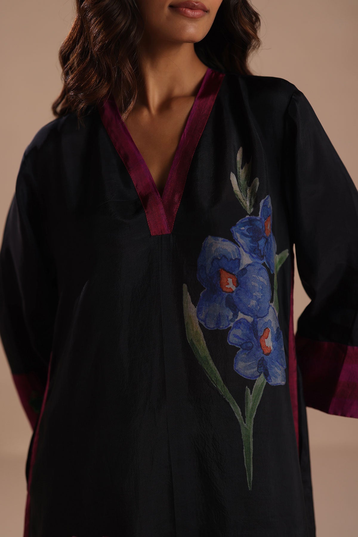 Hibiscus Kurta Set