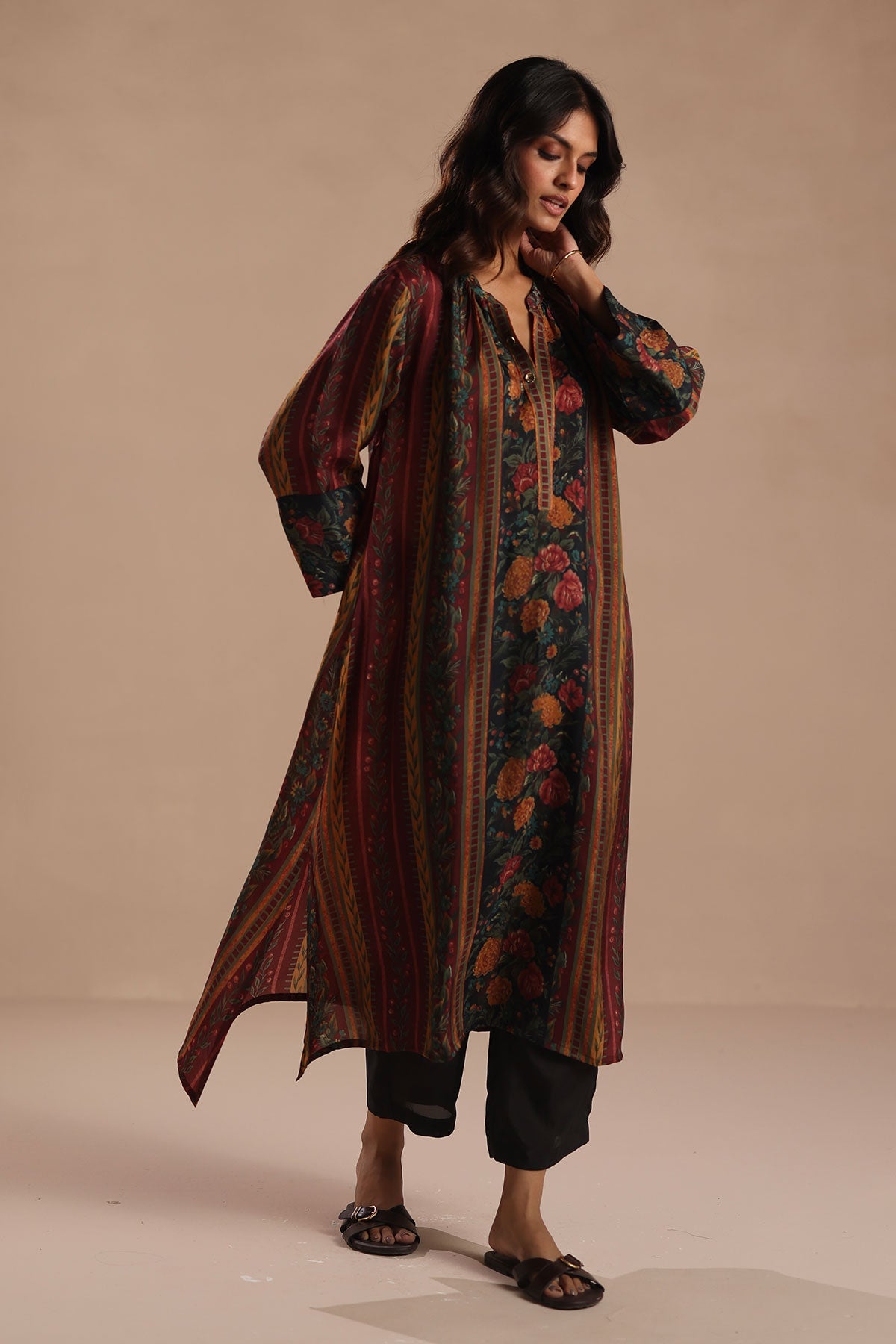 Auburn Kurta Set