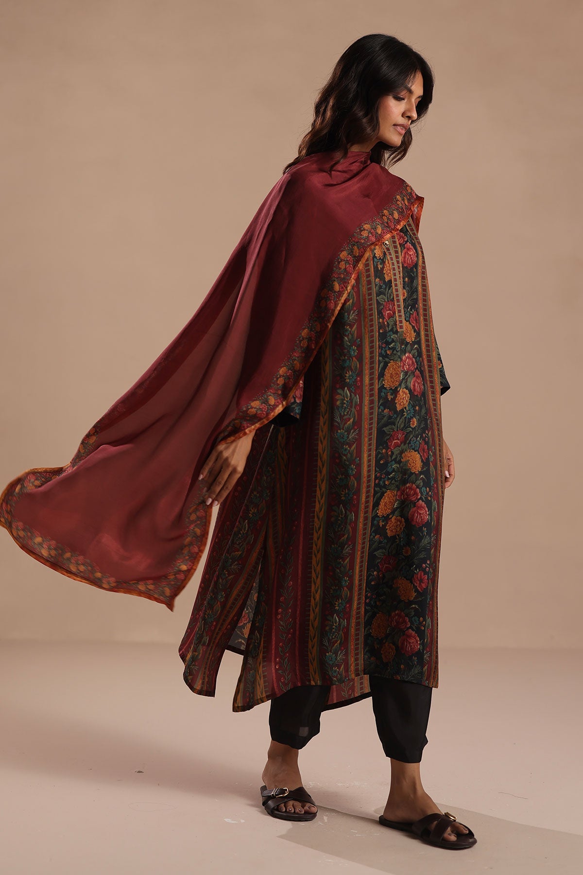 Auburn Kurta Set
