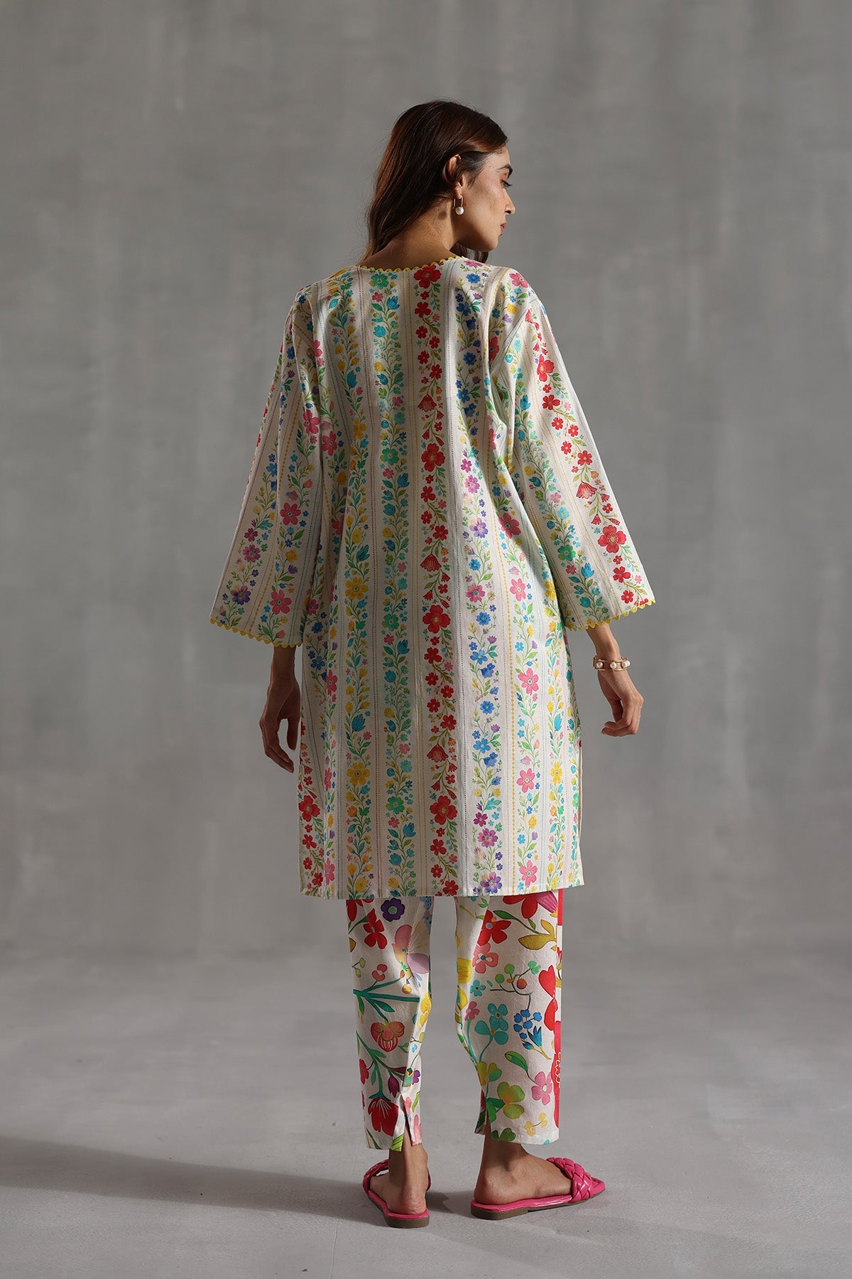 Rosette Tunic Set